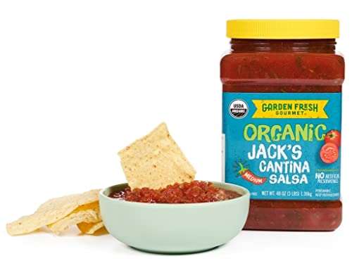 Salsa Orgánica Jack's Cantina Garden Fresh Gourmet - Pack de 2 (48 oz c/u) miniatura 6