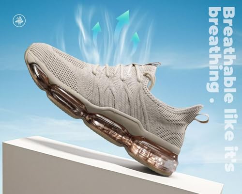 Image of Men's Air Running Shoes Non Slip Workout Casual Sport Shoes for Men Basketball Sneakers Fashion Tennis Sport Fitness Cross Trainers