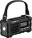 Sangean MMR-99 DAB Multifunktionales Notfallradio mit Handkurbel, DAB+,FM-RDS, Bluetooth, LED-Taschenlampe und IP55-Zertifizierung, Ideal für Outdoor, Camping und Notfälle, Midnight Black