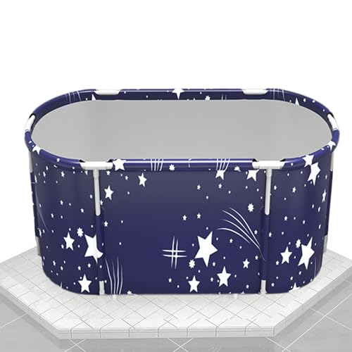 Bañera plegable, bañera plegable para adultos | Bañera portátil para ducha, bañera espesa aislada,Bañera plegable antideslizante, independiente interior y exterior, adultos, niños
