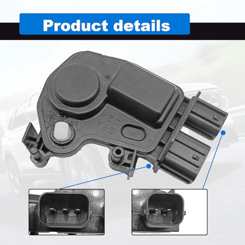 Image of Front Left Driver Side Door Lock Actuator Moto Compatible with 2003 2004 2005 Honda Accord Civic CR-V Element Odyssey Pilot, 2002-2006 Acura RSX Replaces# 72155-S5P-A11