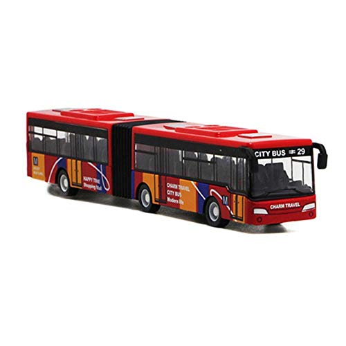 ADHG 1 Pieza Multicolor colección Interior autobús de aleación de Juguete Modelo de autobús de la Ciudad Interesante Escritorio aleación Coche Juguete decoración de Bolsillo para Regalo de niños Cover