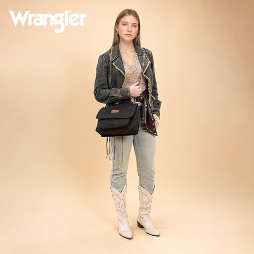 Bolso de hombro Wrangler para mujer con correa de cadena miniatura 3