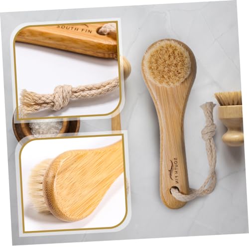 Balacoo Escova Facial De Crina De Cavalo Escova De Massagem Para Celulite Escova Facial Escova Facia
