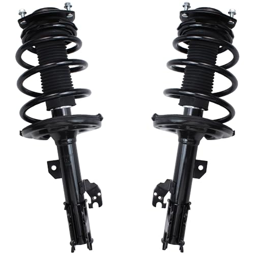 Image of Detroit Axle - 6pc Front Struts Kit for Toyota 2007-2011 Camry 2006-2012 Avalon 2007-2009 Lexus ES350, 2 Struts with Coil Spring Assembly 4 Outer Inner Tie Rod Ends Replacement Suspension Kit