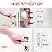 OXRQ Weather Stripping Door Seal Strip, D Shape Rubber Door Weather Stripping,Self Adhesive Doors Seal Strip for Window Frame Weatherstripping Soundproofing Insulation (Black, 33FT)