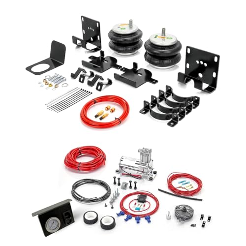 6,000 Lbs Rear Air Bags Suspension Kit Onboard Air