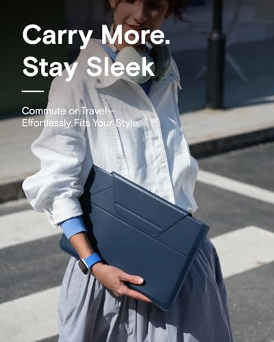 Image of MOFT Laptop Carry Sleeve & Invisible Stand, Expandable Storage, Two Adjustable Angles, Ultra-Slim Sytlish Pieces