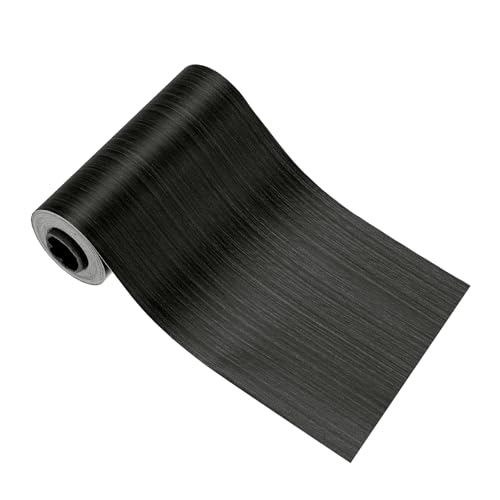 Image of PATIKIL Wood Grain Tape 4.7 inch x 32 ft, Self-Adhesive Wood Texture Repair Tape Realistic Wooden Effect Patch for Furniture Cabinets Floor Walls, Black Wood Grain