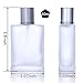 2 Pack 50ml/1.69 Oz Empty Frosted Glass Spray Bottles Perfume Atomizer, Refillable Fine Mist Spray Empty Perfume Bottles with 4 kinds of perfume dispenser (2 Pack 50ml/1.69 Oz Frosted Bottles)
