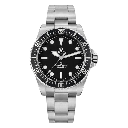 watchdives WD5513Q Reloj Vintage Sub de Buceo para Hombre, Movimiento de Cuarzo de Barrido de Segundos Japón VH31, 40 mm Reloj de Pulsera de Vidrio de Zafiro Curvo, Reloj de Buceo Impermeable de 20 watchdives WD5513Q Reloj Vintage Sub de Buceo para Hombre, Movimiento de Cuarzo de Barrido de Segundos Japón VH31, 40 mm Reloj de Pulsera de Vidrio de Zafiro Curvo, Reloj de Buceo Impermeable de 20