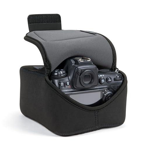 Funda para cámara USA Gear para SLR medianas negro