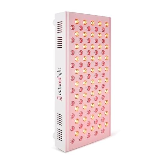 Mito Red Light – MitoMID 2.0 Red Light Panel – Red Light Therapy for Face and Neck – Red Light & Near Infrared Red Light Therapy – at-Home Red Light Therapy for Body