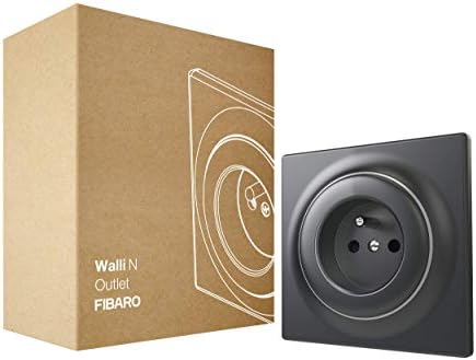 Fibaro Walli Outlet N E FGWSONE-011-8 High-Quality Flush-Mounted Box Type E Anthracite