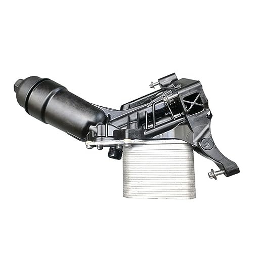 MOIKEN Conjunto de Enfriador de Aceite 11428586673 11428585625 11428596283 Compatible con BMW 420i 430i 430i XDrive Carcasa de Filtro de Aceite