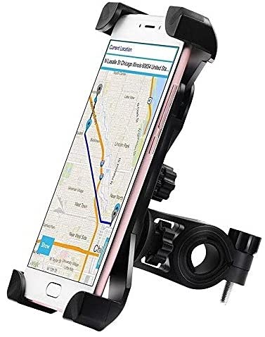 Miwings Universal Bike Mount Holder 360 Degree Rotating Handlebar Cradle Stand for Bicycle, Motorcycle, Scooty Fits All Smartphones (1.Pcs Multicolor)-image-7