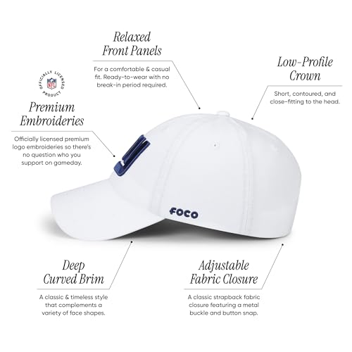 Image of FOCO NFL Mens NFL Team Logo Casual Hat Caps