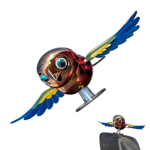 Decoración del Casco De Motocicleta - Divertido Dinámico Realista - De Pájaro para Casco De Motocicleta,para Viajes Turismo Conducción Excursiones Desplazamientos Coche Moto Camión Autocaravana SUV