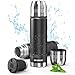 Edelstahl Trinkflasche  günstig Kaufen-Thermoskanne,Thermosflasche 100% Auslaufsicherer-750ML，500ML，350ML Edelstahl Trinkflasche Isolierte Wasserflasche, Doppelwandig, BPA-Frei, Kohlensäure geeignet Isolierflasche für Sport, Outdoor（750ML）