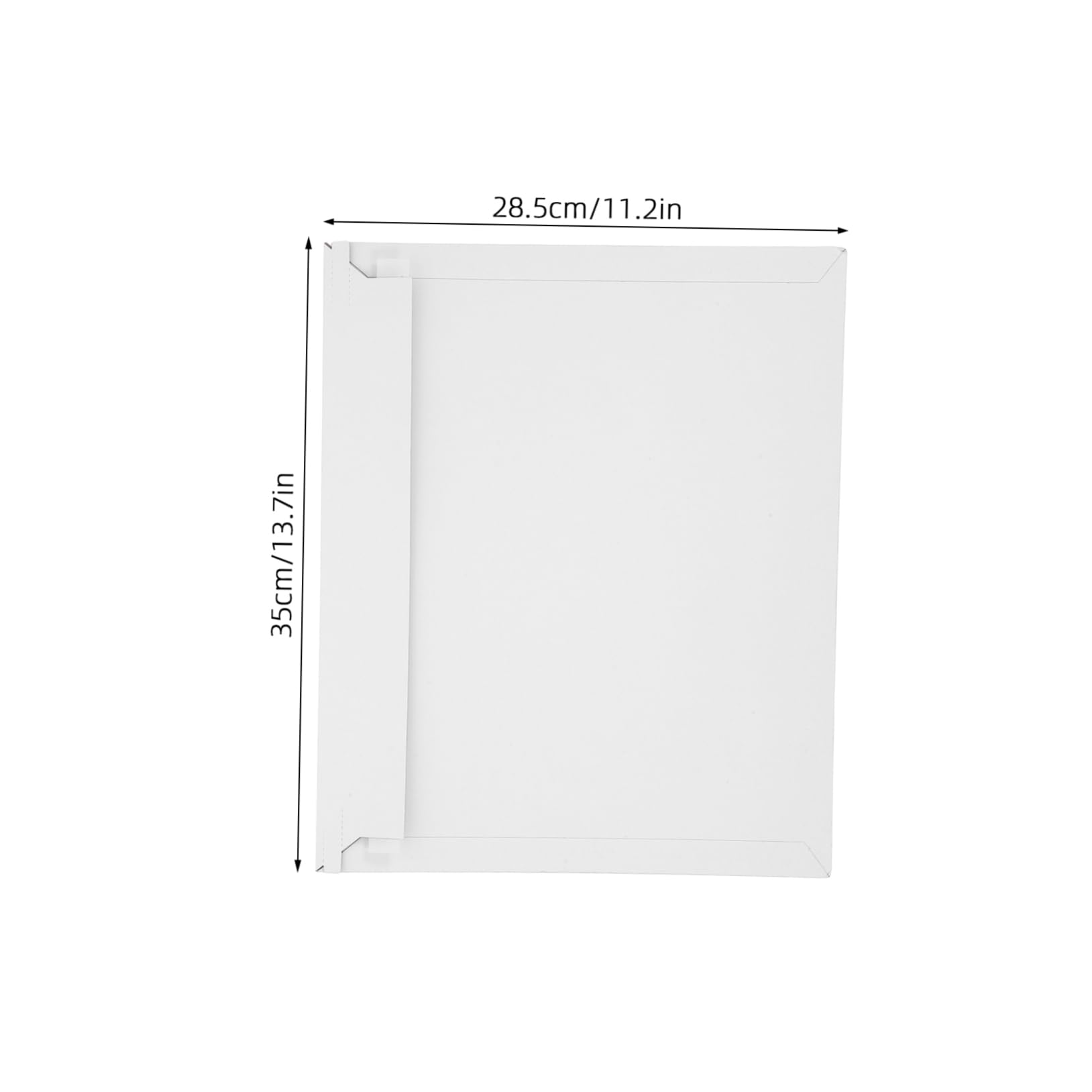 Gatuida 20pièces Enveloppes Blanches Plates Auto-adhésives Carton Rigide Pour Emballage Expédition De Documents Photos