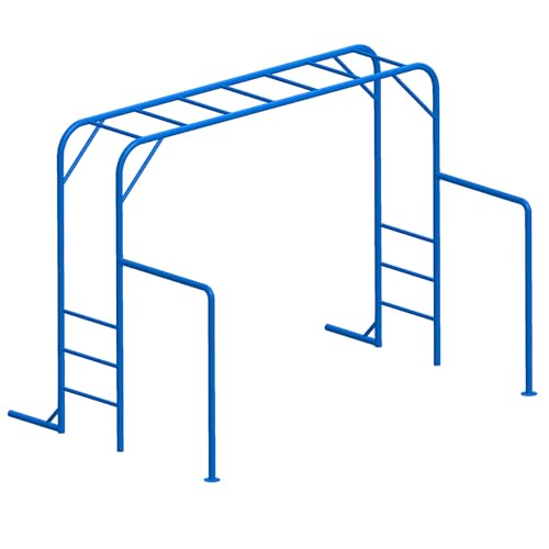 LeisureStar Outdoor Monkey Bar Set with Climbing Frame