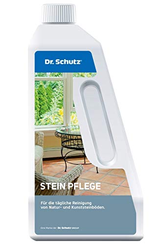 Dr. Schutz Stein Pflege 750 ml | Steinpflegemittel für Innen & Außen | Reinigungsmittel für Marmor, Granit, Naturstein | Steinbodenreiniger, Bodenpflege Fliesen & Stein