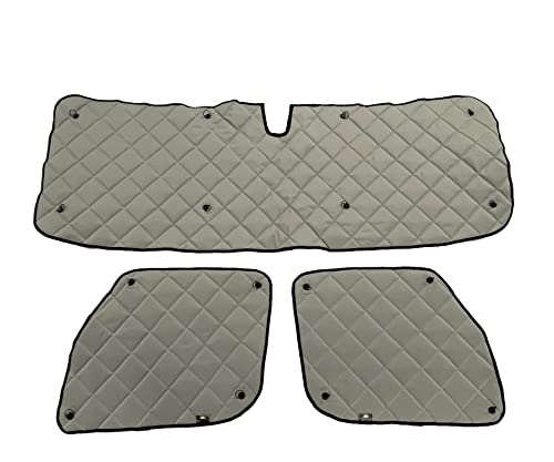 2018 + Freightliner Cascadia -ZenEclipse Blackout Insulated Interior Window Covers (with Bendix Built in Lane Assist Module)