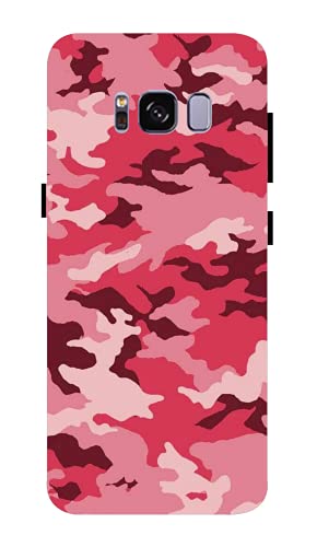 Image of Dashmesh Shopping� Back case Cover for Samsung Galaxy S8 Printed 3D Designer Hard Case Military Pink