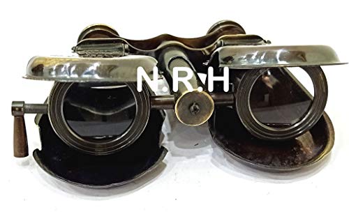 Binocular Náutico Clásico de Latón Antiguo miniatura 2