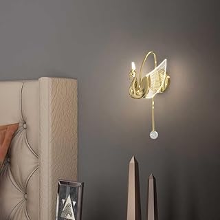 Decor Chronile Gold Wall Lights for Living Room Modern Perfect for Bedroom, Hall, Lobby, Showroom Balcony, Home Decoration 3color Mode (Warm+ Natural+ Cold)