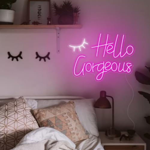 Image of LED Neon Sign Night Light for Wall Party Decor Bedroom Room Bar Wedding Home Birthday Art Decoration Christmas with USB Chain Light modulator 5v 15.7 inch*11.5 inch