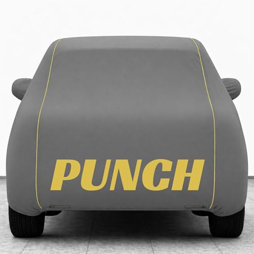 Image of Kings of Cover New Grey 100% Waterproof Punch Car Cover | Polyester Car Body Cover for Rain & Sun | UV Protection, Dustproof, Scratch Resistant, Windproof, Heat Resistant, Custom Fit