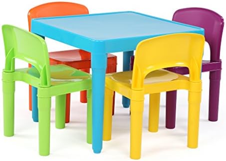 Humble Crew Toddler Table and Chair Set for Kids, Indoor Outdoor, Plastic