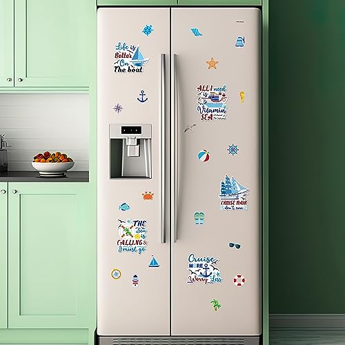Set de 27 imanes decorativos para puertas y nevera miniatura 6
