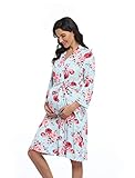 Women's Floral Maternity Robe/Labor and Delivery Robe for Hospital Robe/Nursing Pregnancy Robe...