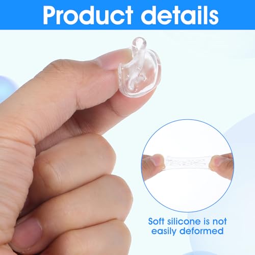 Image of 30 Pcs Silicone Toe Protectors Anti Friction Pinky Toe Protector Gel Toe Protector Toe Sleeves Breathable Toe Covers for Men Women Toe Caps Toe Guards for Feet Blisters Ingrown Calluses