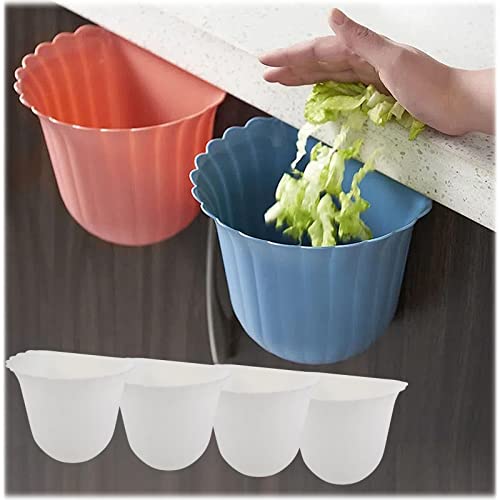 4 piezas bolsa colgante para basura pequeña rectangular