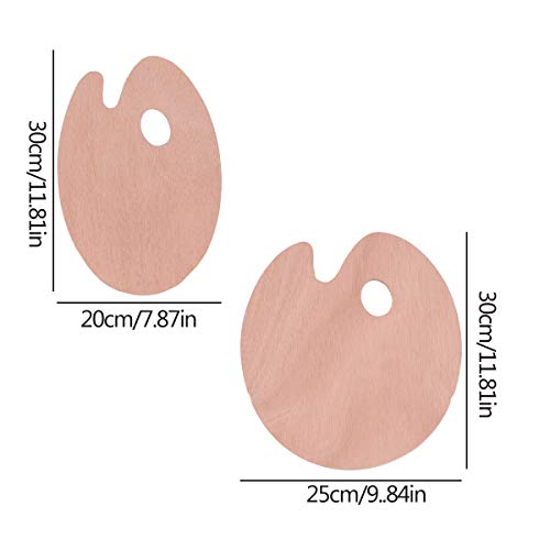 Zliger 4 Pezzi Palette di Pittura in