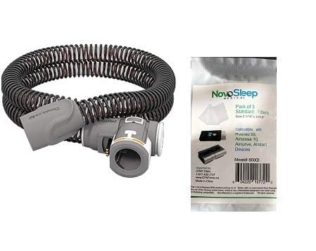 Image of AirSense 10 ClimateLineAir Tubing Standard, 2m Heated Hose and Pack of 3 Standard airsense 10 Filters by Novosleep
