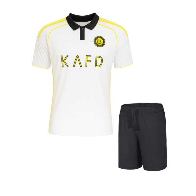 RJM Ronaldo 7 Jersey with Shorts for (Men,Kids,Boys)