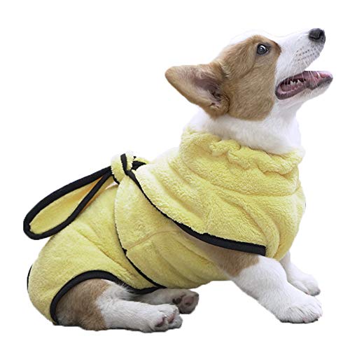 Peignoir pour chien doux YZCIS en microfibre absorbante de haute qualité
