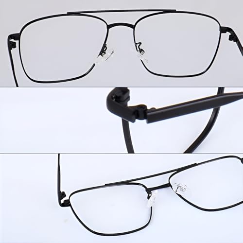 Image of Roshfort Men and Women Wonder Metal Full Rim Square Shape Eyeglasses Anti Reflective Eyewear Spectacles Frame