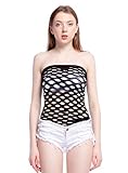 LemonGirl Women's Mesh Lingerie for Women Fishnet Babydoll Mini Dress Free Size Bodysuit