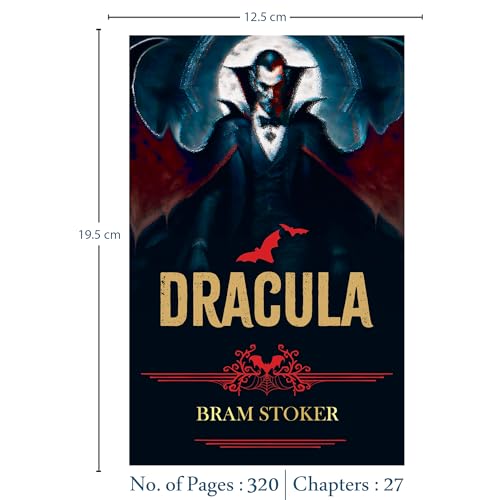 Image of Dracula | Horror & Mystery Classic | Unabridged (320 Pages) | Fiction Novel for Readers of All Ages By Bram Stoker (Classic Novels)