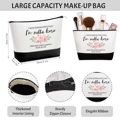 43% Off Retirement Gift Tote + Makeup Bag Set - Image 7