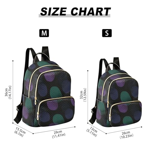 Mochila redonda abstracta de moda refinada para ambientes de negocios 3
