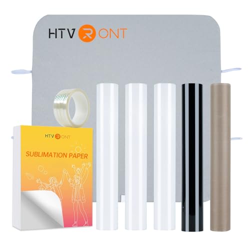Catálogo de Accesorios para prensas de impresión que puedes comprar esta semana. 48 HTVRONT - Accesorios de prensa térmica para prensa automática de calor, 210 piezas, incluye HTV, papel de sublimación, láminas de teflón, sublimación HTV, cinta resistente al...