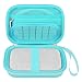 Elonbo Tragetasche für HP Sprocket Portable 2x3 Instant-Farbfotodrucker, Instant-Fotodrucker Reise schützende Organizer Halter, Extra Mesh Tasche passt Fotopapier Kabel, Grün