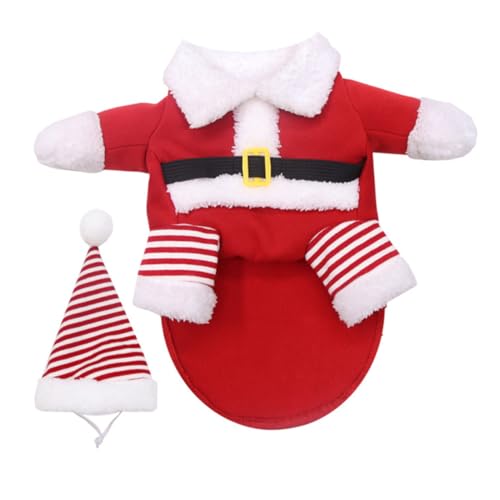 Disfraz de Santa Claus para Perros y Gatos XL