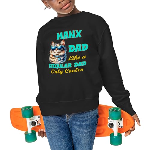 Cat Dad Like a Regular Dad Only Cooler Happy Father's Day Adult Youth T-Shirt Hoodie Sweatshirt4